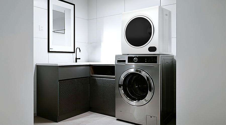 針對寄宿學校大批量、高頻率的衣物處理需求，金環電器的工業級干衣機如何保障效率和耐用性？